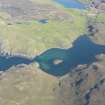 General oblique aerial view of Islesburgh, looking N.