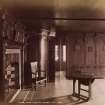 Interior view in John Knox's House, 45 High Street, Edinburgh. Titled: "Room, John Knox's House. J.P. 164."
PHOTOGRAPH ALBUM NO 195: Photographs by G.W.Wilson & Co.