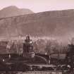 View of Burns Monument and Salisbury Crags, Edinburgh. Titled: 'Burns Monumt. Salisbury Crags, Edinburgh. A596. G.W.W.'
PHOTOGRAPH ALBUM No.195: George Washington Wilson Album.