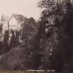 View of Hawthornden Castle from SW.
Titled: 'Hawthornden, near Roslin 3722 G.W.W.'
PHOTOGRAPH ALBUM NO 195: PHOTOGRAPHS BY G W WILSON & CO