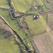 Oblique aerial view during excavation.