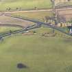 Oblique aerial view during excavation.