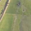 Oblique aerial view during excavation.