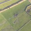 Oblique aerial view during excavation.