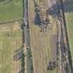 Oblique aerial view during excavation.