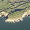 Oblique aerial view of Burrow Head, looking NNW.