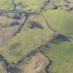 Oblique aerial view of Wigtown Airfield domestic site, looking SW.