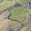 Oblique aerial view of Wigtown Airfield domestic site, looking WSW.
