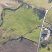 Oblique aerial view of Wigtown Airfield domestic site, looking S.