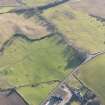 Oblique aerial view of Wigtown Airfield domestic site, looking SSE.