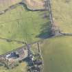 Oblique aerial view of Wigtown Airfield domestic site, looking ESE.