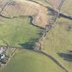 Oblique aerial view of Wigtown Airfield domestic site, looking E.
