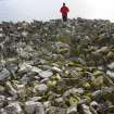 Interior of broch, taken from NW.