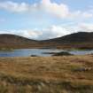 General shot of Loch an Sticer, with Dun an Sticer at left.