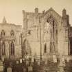 General view from south, Melrose Abbey.