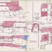 Sketch plan and sections through the main entrance to Clickimin broch, plan of secondary entrance on the NNW and plan of doorway to intramural gallery on the S. Unsigned and undated but in Dryden's hand.