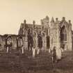 General view from south west, Melrose Abbey.