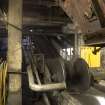 Interior. Boiler house, ash handling area, quenching system for heavy ash.