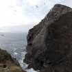 General shot of Dun's SW coast, at the NW end of the island.