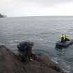 Leaving the island of Dun, St Kilda.