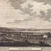 Engraving showing general view Inverness
Titled: 'Vue de la Ville d'INNER-NESS'
