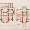 Ground plan
Survey by Geo. Gordon & Co. Architects, 6 Queensgate, Inverness ?1915