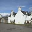 General view of Pitmain Lodge and MacRobert House, Duke Street, Kingussie, from SSW