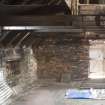 Interior. View looking into kiln drying floor from access doors at second floor level.