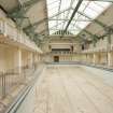 Interior view looking along the pool hall, Alloa Public Baths.