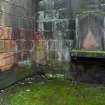 Detail of Suttie family vault, with graffiti, Canongate Kirk Cemetery, Edinburgh.