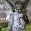 Image showing a statue of an angel, Comely Bank Cemetery, Edinburgh