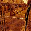 View of Jewish Burial plots. Located directly south of the main gate, Newington Cemetery, Edinburgh.