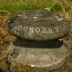 Detail of gravestone inscribed 'Dorothy', Newington Cemetery, Edinburgh.