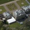 Oblique aerial view of Dumfries House, looking to the S.