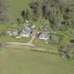 Oblique aerial view of Dumfries House Stockiehill Gate Lodges, looking to the N.