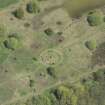 Oblique aerial view of Sighthill Park Stone Circle, looking to the NE.