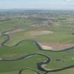 General oblique aerial view of the Upper Clyde Valley centred on the village of Cartsairs, looking to the NW.