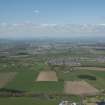 General oblique aerial view of the Upper Clyde Valley centred on  Wishaw with Glasgow beyond, looking to the NW.