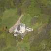 Oblique aerial view of Foveran House, looking to the W.
