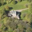 Oblique aerial view of Foveran House, looking to the SW.