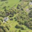 General oblique aerial view of Auchmacoy Country House, looking to the ENE.