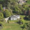 Oblique aerial view of Auchmacoy Country House, looking to the NNE.