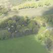 Oblique aerial view of Arnage Castle, looking to the WNW.