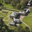 Oblique aerial view of Haddo House, looking to the S.