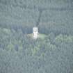 Oblique aerial view of Pitfour House Observatory, looking to the NE.