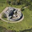 Oblique aerial view of Cairness House, looking to the W.