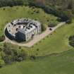 Oblique aerial view of Cairness House, looking to the E.