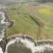 Oblique aerial view of Stonehaven Golf Course, looking to the W.