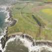 Oblique aerial view of Stonehaven Golf Course, looking to the WSW.