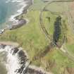 Oblique aerial view of Stonehaven Golf Course, looking to the SW.